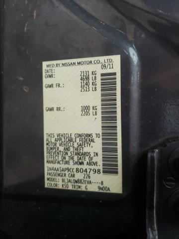 Photo 11 VIN: 1N4AA5AP9CC804798 - NISSAN MAXIMA S 