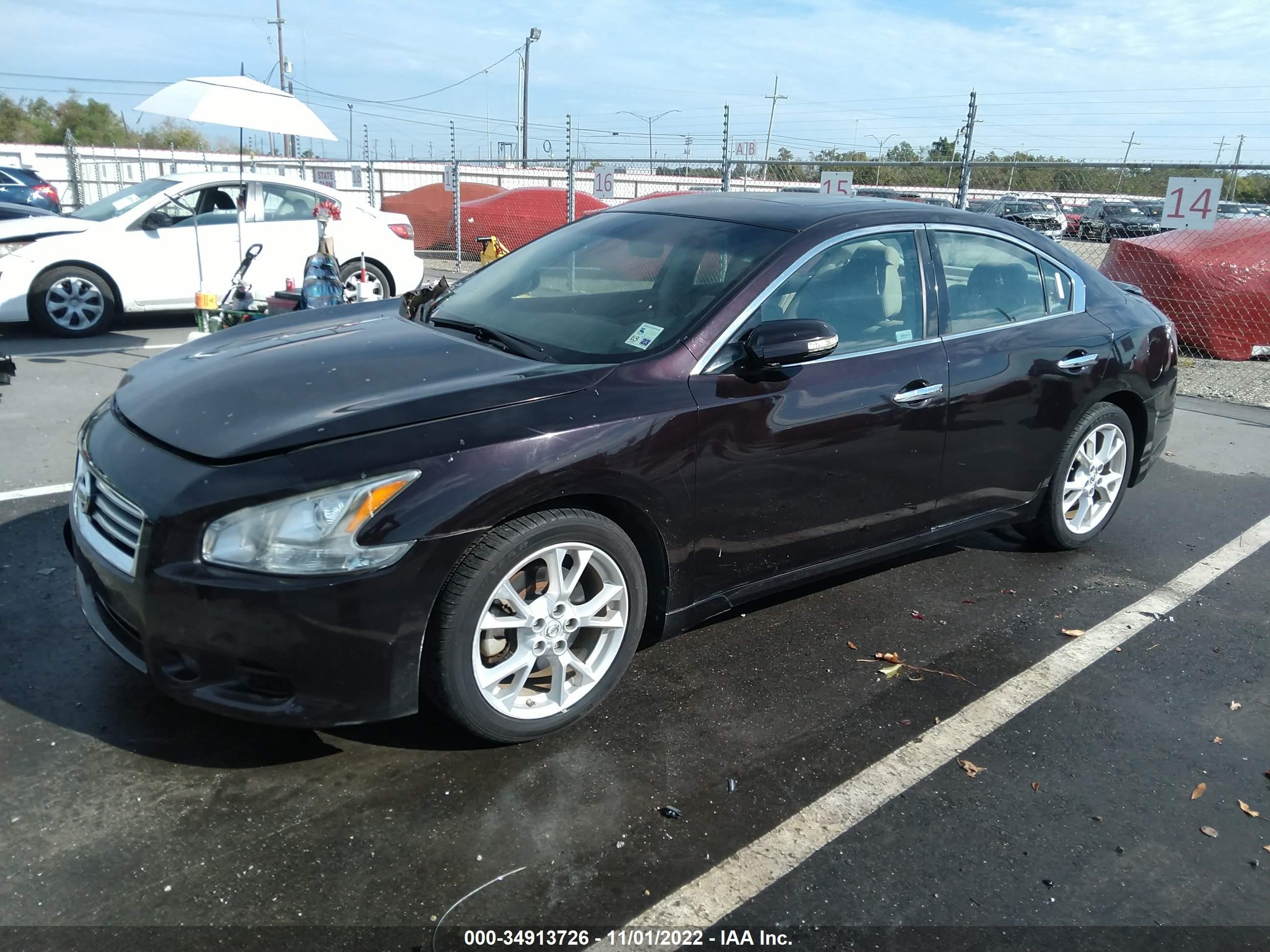 Photo 1 VIN: 1N4AA5AP9CC867335 - NISSAN MAXIMA 