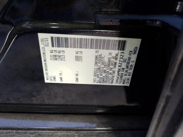 Photo 9 VIN: 1N4AA5AP9DC827323 - NISSAN MAXIMA S 