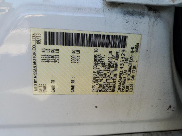 Photo 11 VIN: 1N4AA5AP9EC435329 - NISSAN MAXIMA S 