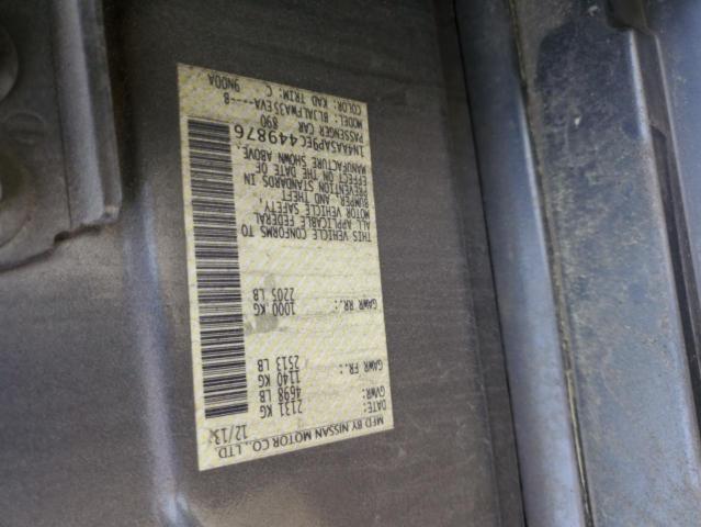 Photo 12 VIN: 1N4AA5AP9EC449876 - NISSAN MAXIMA 