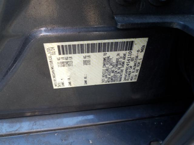 Photo 9 VIN: 1N4AA5AP9EC454110 - NISSAN MAXIMA S 