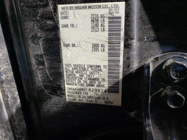 Photo 11 VIN: 1N4AA5APXCC829824 - NISSAN MAXIMA S 