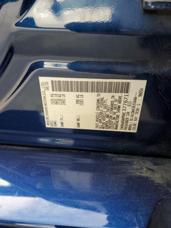 Photo 11 VIN: 1N4AA6AP0HC377671 - NISSAN MAXIMA 