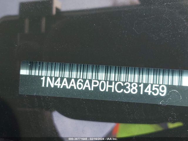Photo 8 VIN: 1N4AA6AP0HC381459 - NISSAN MAXIMA 