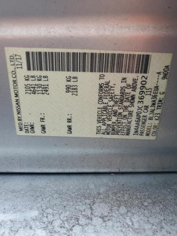 Photo 12 VIN: 1N4AA6AP0JC369902 - NISSAN MAXIMA 3.5 