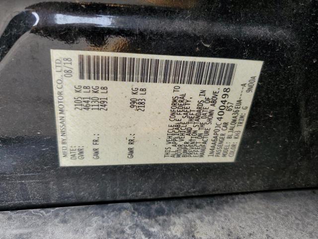 Photo 11 VIN: 1N4AA6AP0JC400498 - NISSAN MAXIMA 