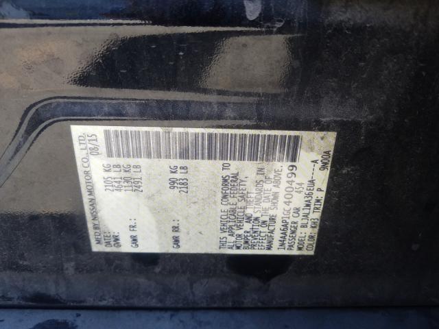 Photo 9 VIN: 1N4AA6AP1GC400499 - NISSAN MAXIMA 3.5 