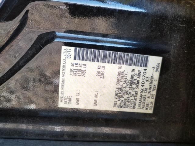 Photo 9 VIN: 1N4AA6AP1GC405704 - NISSAN MAXIMA 3.5 