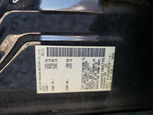 Photo 12 VIN: 1N4AA6AP2GC384796 - NISSAN MAXIMA 3.5 