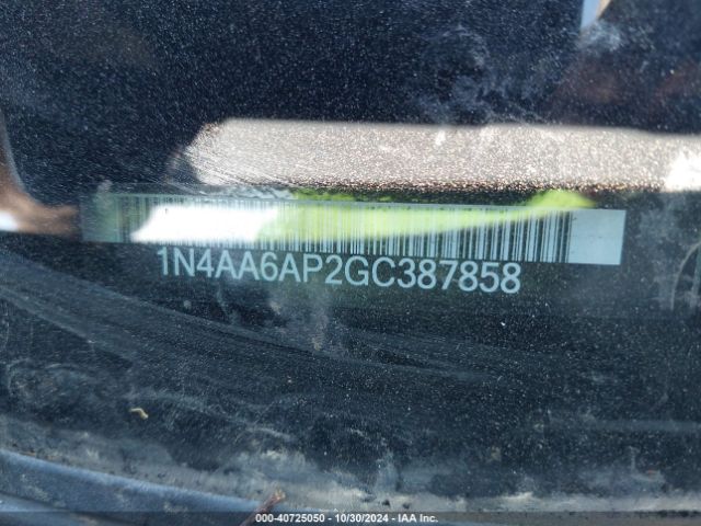 Photo 8 VIN: 1N4AA6AP2GC387858 - NISSAN MAXIMA 