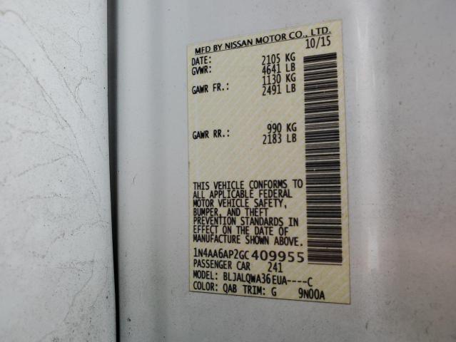 Photo 11 VIN: 1N4AA6AP2GC409955 - NISSAN MAXIMA 3.5 