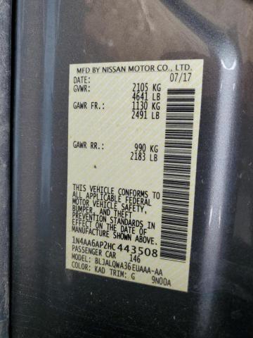 Photo 11 VIN: 1N4AA6AP2HC443508 - NISSAN MAXIMA 3.5 