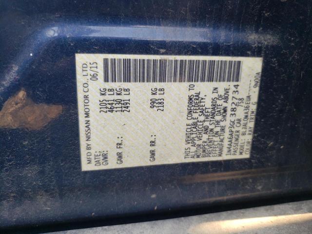 Photo 11 VIN: 1N4AA6AP3GC382734 - NISSAN MAXIMA 