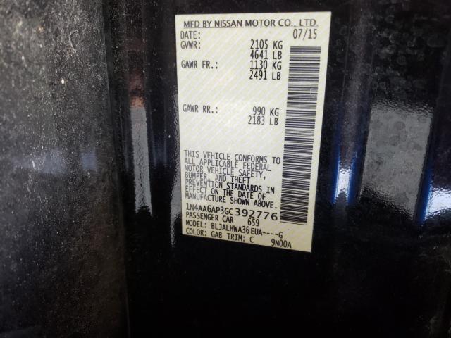 Photo 9 VIN: 1N4AA6AP3GC392776 - NISSAN MAXIMA 3.5 