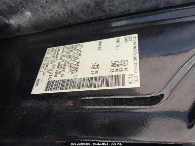 Photo 8 VIN: 1N4AA6AP3JC381316 - NISSAN MAXIMA 