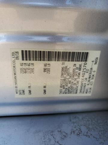 Photo 11 VIN: 1N4AA6AP3JC402570 - NISSAN MAXIMA 