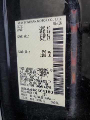 Photo 12 VIN: 1N4AA6AP4HC364180 - NISSAN MAXIMA 