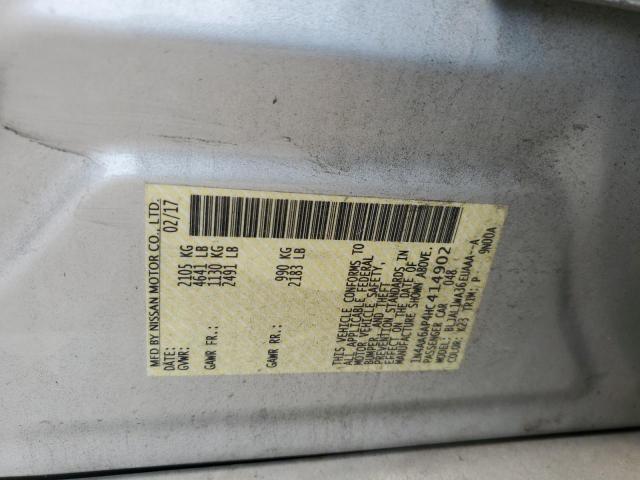 Photo 11 VIN: 1N4AA6AP4HC414902 - NISSAN MAXIMA 