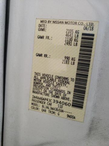 Photo 9 VIN: 1N4AA6AP4JC394060 - NISSAN MAXIMA 