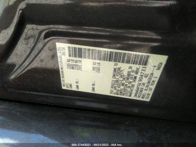 Photo 8 VIN: 1N4AA6AP5GC904733 - NISSAN MAXIMA 