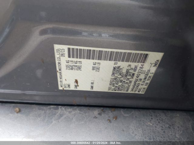 Photo 8 VIN: 1N4AA6AP6GC403284 - NISSAN MAXIMA 