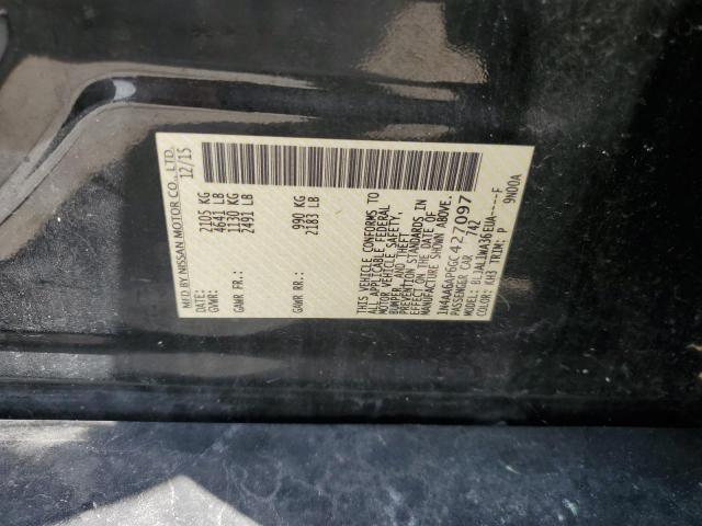 Photo 12 VIN: 1N4AA6AP6GC427097 - NISSAN MAXIMA 