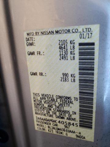 Photo 11 VIN: 1N4AA6AP6HC405845 - NISSAN MAXIMA 