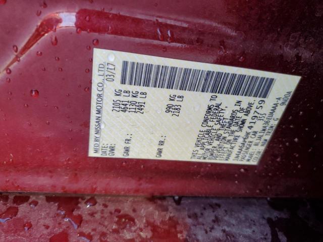 Photo 11 VIN: 1N4AA6AP6HC419759 - NISSAN MAXIMA 3.5 