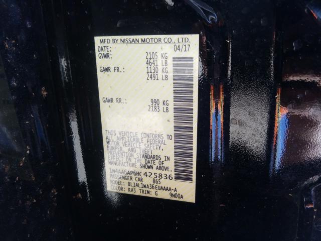 Photo 9 VIN: 1N4AA6AP6HC425836 - NISSAN MAXIMA 3.5 