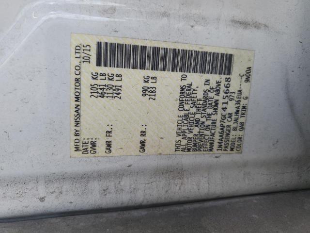 Photo 11 VIN: 1N4AA6AP7GC415668 - NISSAN MAXIMA 3.5 