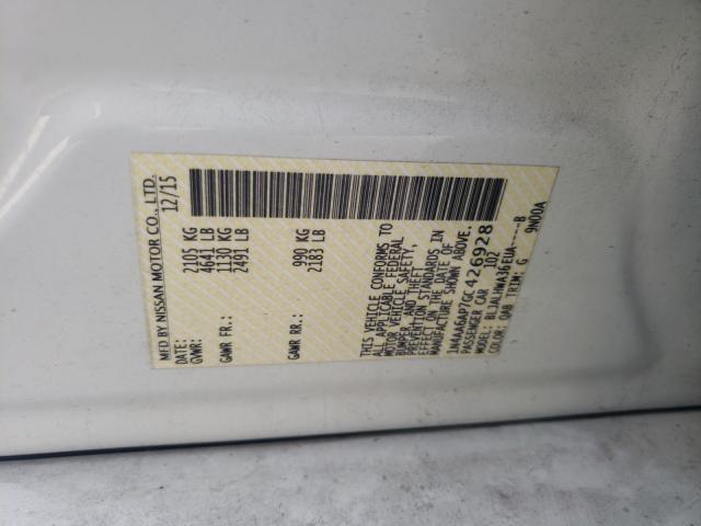 Photo 9 VIN: 1N4AA6AP7GC426928 - NISSAN MAXIMA 3.5 