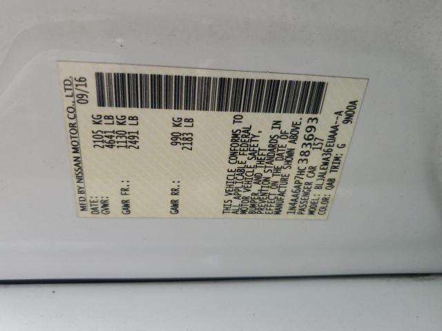 Photo 12 VIN: 1N4AA6AP7HC383693 - NISSAN MAXIMA 