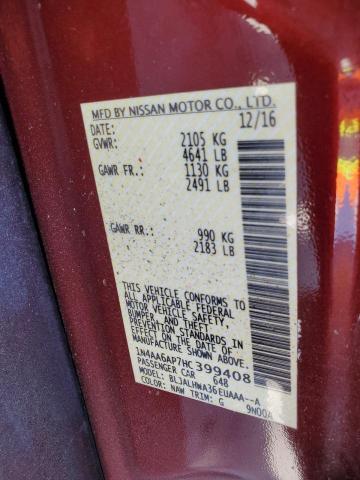 Photo 11 VIN: 1N4AA6AP7HC399408 - NISSAN MAXIMA 3.5 