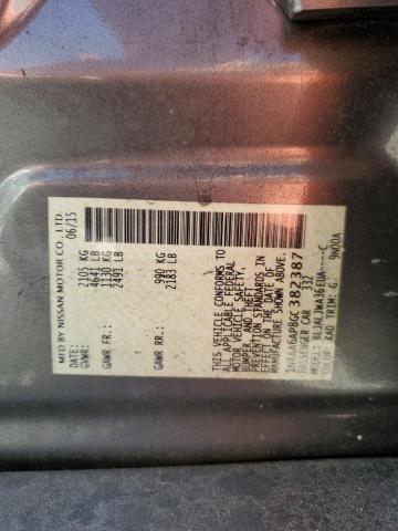 Photo 12 VIN: 1N4AA6AP8GC382387 - NISSAN MAXIMA 