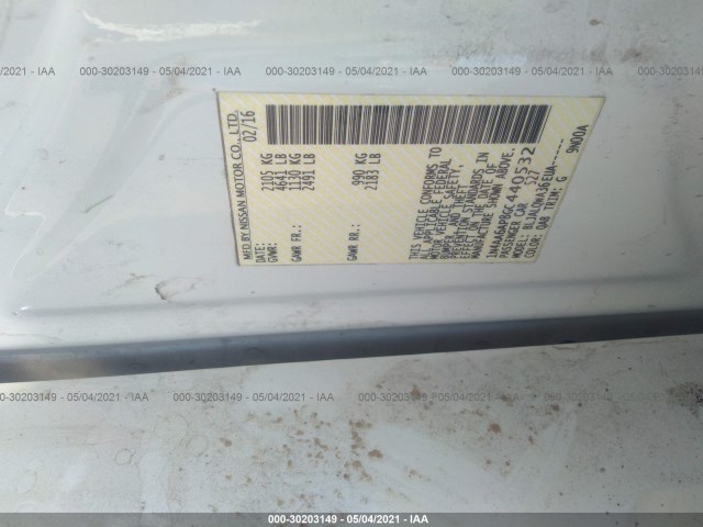 Photo 8 VIN: 1N4AA6AP8GC440532 - NISSAN MAXIMA 