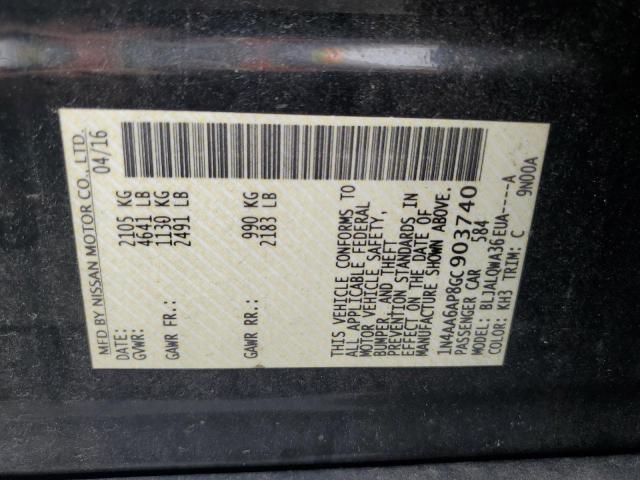 Photo 11 VIN: 1N4AA6AP8GC903740 - NISSAN MAXIMA 