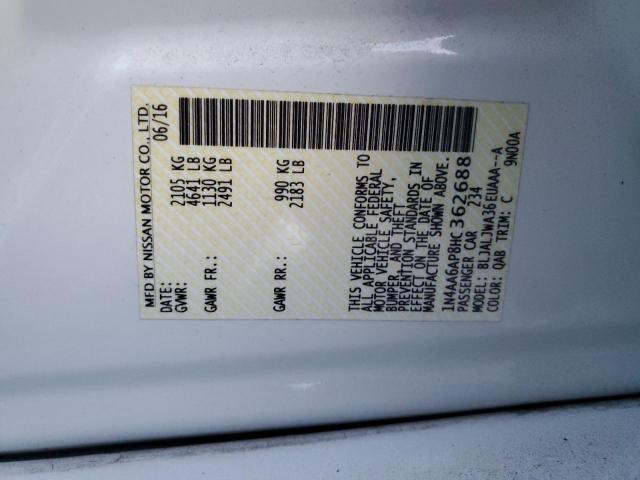 Photo 11 VIN: 1N4AA6AP8HC362688 - NISSAN MAXIMA 3.5 