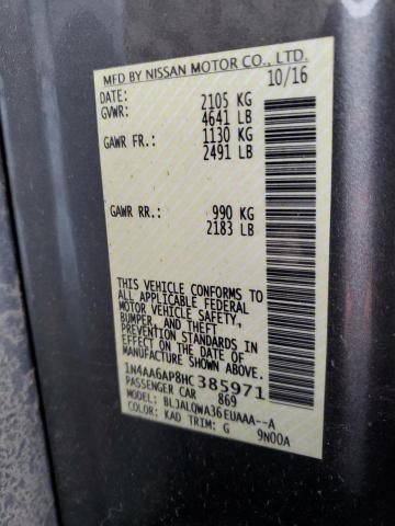 Photo 11 VIN: 1N4AA6AP8HC385971 - NISSAN MAXIMA 