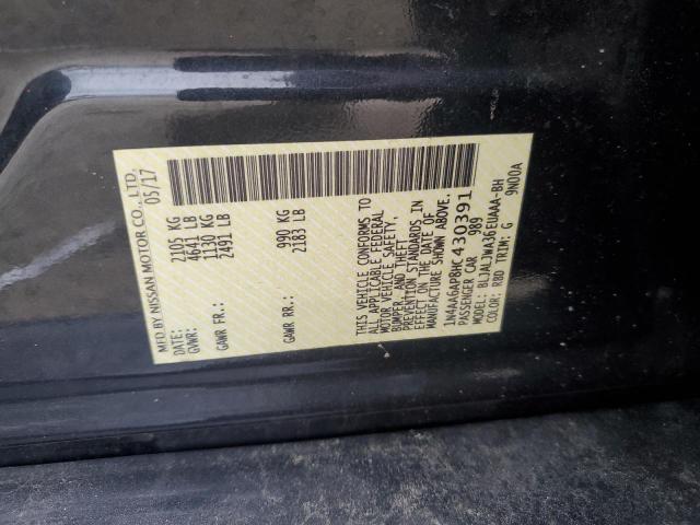 Photo 11 VIN: 1N4AA6AP8HC430391 - NISSAN SENTRA 