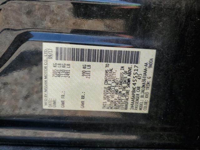 Photo 11 VIN: 1N4AA6AP8HC455517 - NISSAN MAXIMA 