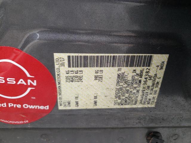 Photo 12 VIN: 1N4AA6AP8JC364382 - NISSAN MAXIMA 