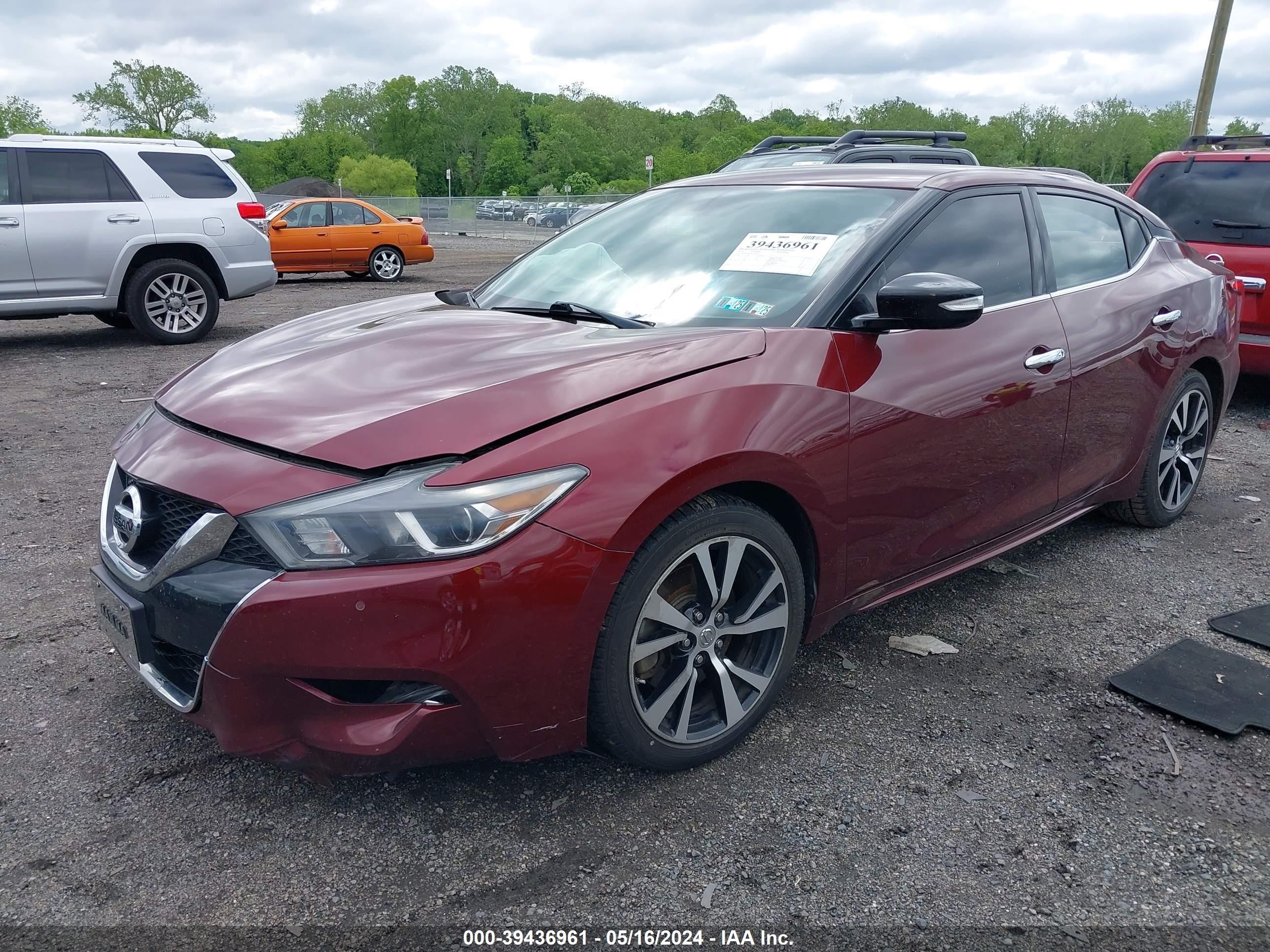 Photo 1 VIN: 1N4AA6AP8JC378637 - NISSAN MAXIMA 