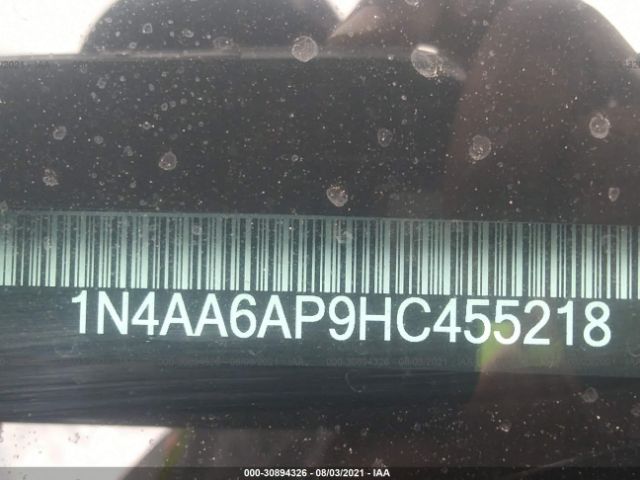 Photo 8 VIN: 1N4AA6AP9HC455218 - NISSAN MAXIMA 