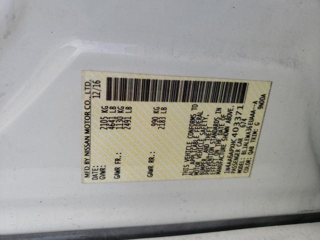 Photo 11 VIN: 1N4AA6APXHC403371 - NISSAN MAXIMA 3.5 