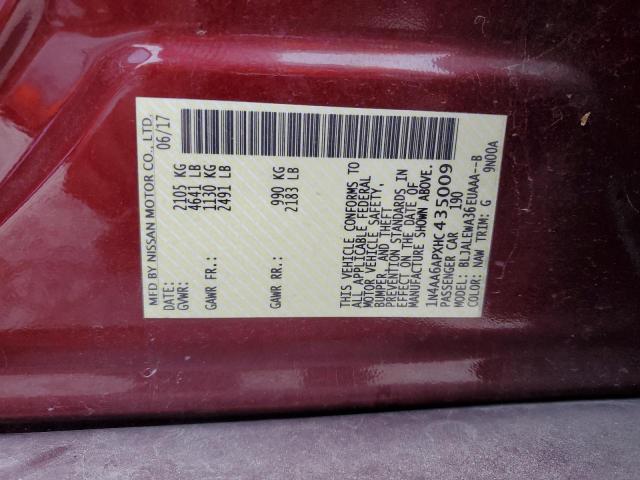 Photo 11 VIN: 1N4AA6APXHC435009 - NISSAN MAXIMA 