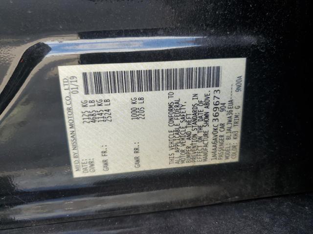 Photo 9 VIN: 1N4AA6AV0KC369673 - NISSAN MAXIMA S 