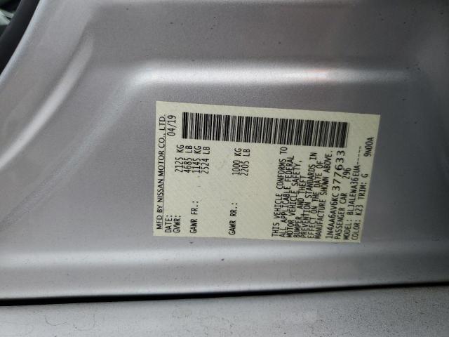 Photo 12 VIN: 1N4AA6AV6KC377633 - NISSAN MAXIMA S 