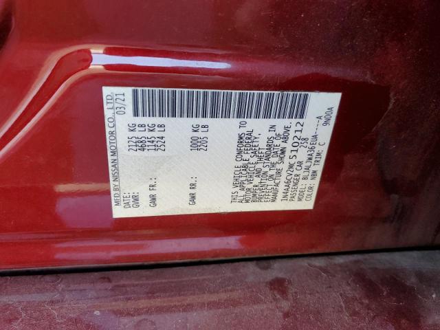 Photo 9 VIN: 1N4AA6CV2MC510212 - NISSAN MAXIMA SV 