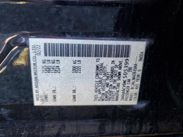 Photo 12 VIN: 1N4AA6CV6NC505399 - NISSAN MAXIMA 